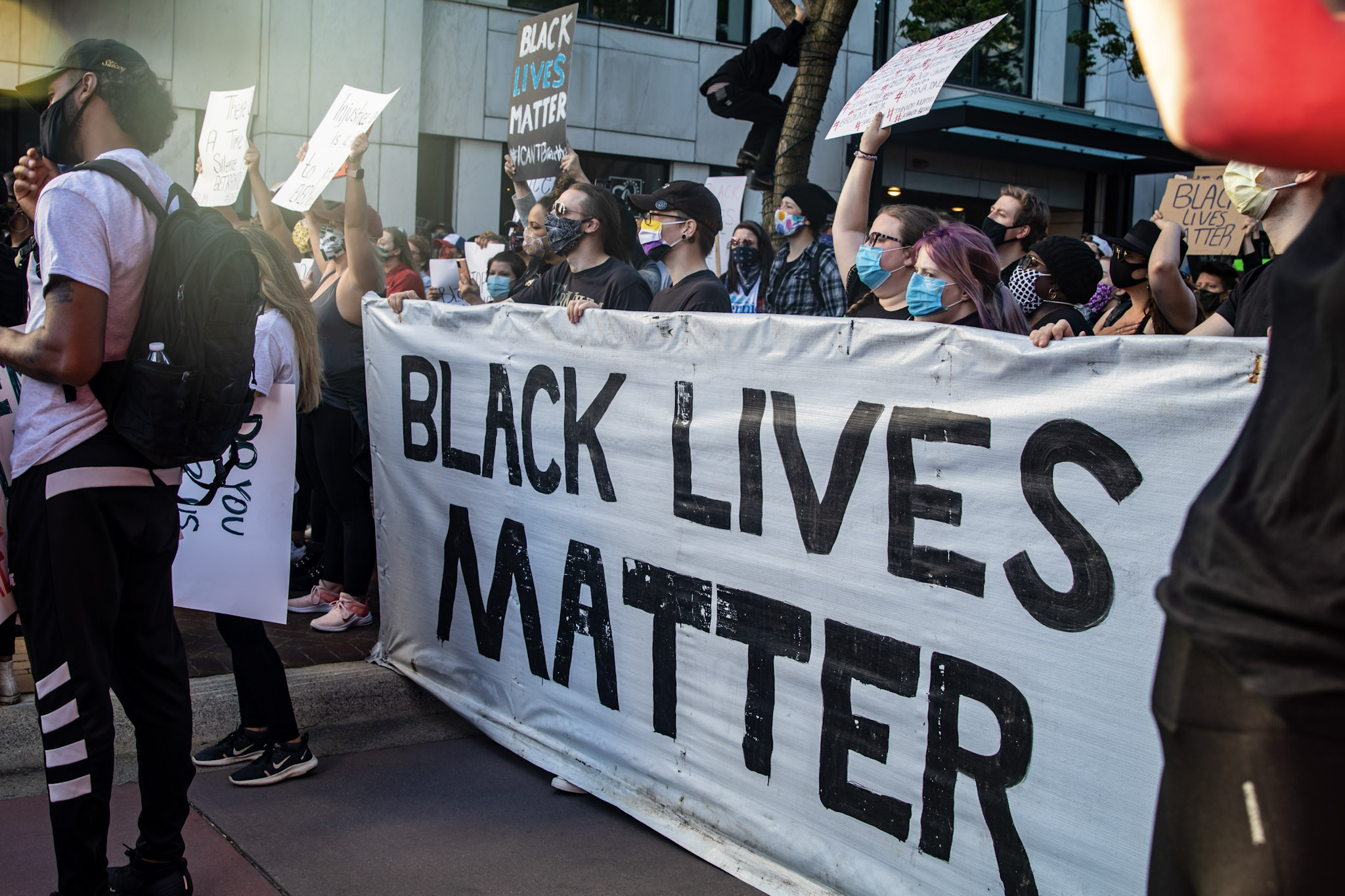 Black Lives Matter protest — movement photography